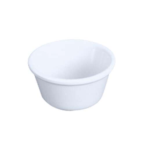 Thunder Group ML538W1 4 Oz 3.38 Inch Smooth Melamine Round White Ramekin, DZ
