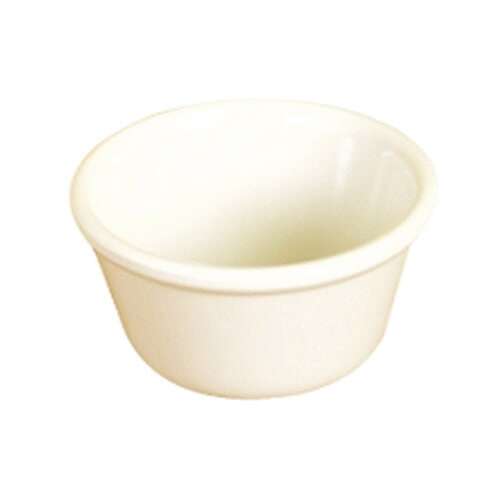 Thunder Group ML539B1 6 Oz 3.8 Inch Smooth Melamine Round Bone Ramekin, DZ