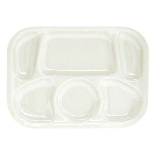Thunder Group ML803W 13x9.5-Inch Western Melamine Rectangular White Tray, DZ