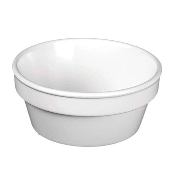 Thunder Group NS503W 4 Oz 3.25 Inch Western Nustone White Melamine Round Sauce Cup/Ramekin, DZ