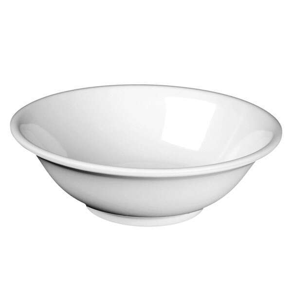 Thunder Group NS5075W 52 Oz 8.75 Inch Western Nustone White Melamine Round Rimless Bowl, DZ