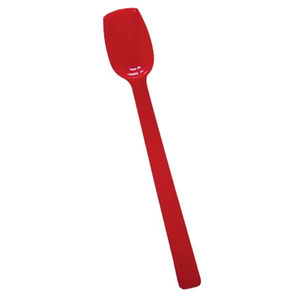 - PLВЅ010RD, 10-Inch Polycarbonate Solid Buffet Spoon, Red, 12/Pack