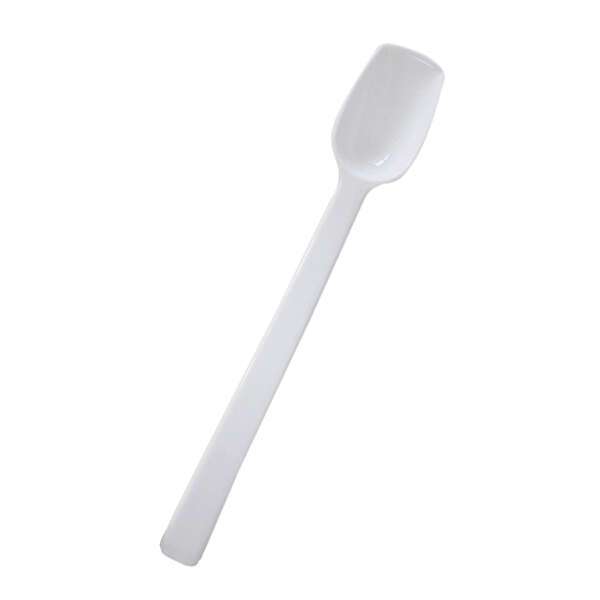 - PLВЅ010WH, 10-Inch Polycarbonate Solid Buffet Spoon, White, 12/Pack
