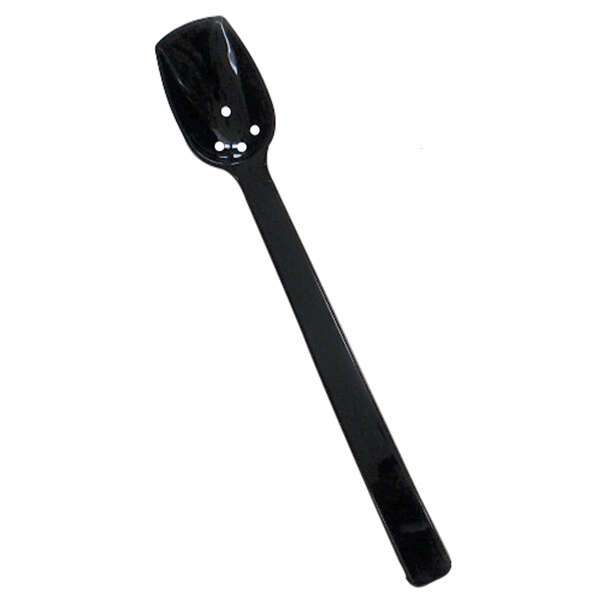 - PLВЅ110BK, 10-Inch Polycarbonate Perforated Buffet Spoon, Black, 12/Pack