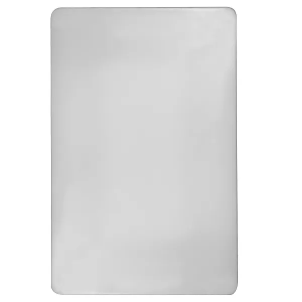 Thunder Group PLCB006, 24x18x1/2-Inch Plastic Rectangular Cutting Board, White