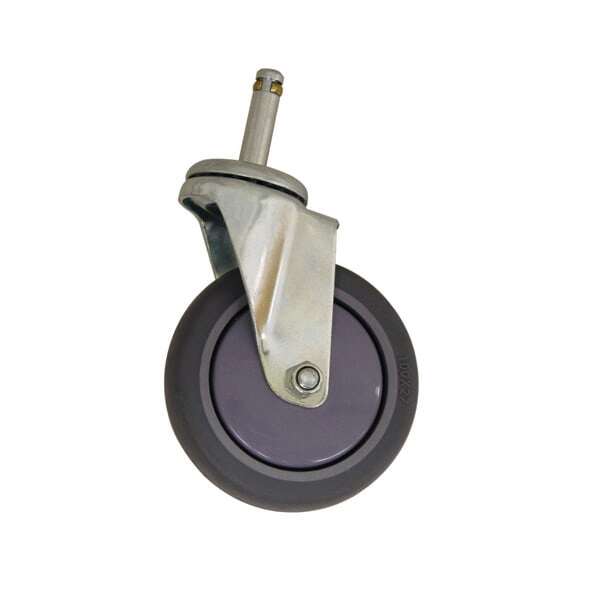 Thunder Group PLCB4140, 4-Inch Rubber Wheel Caster For Bus Carts PLBC3316/4019