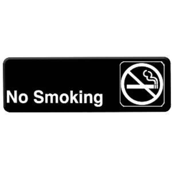 - PLIS9311BK, 9x3-inch 'No Smoking' Information Sign