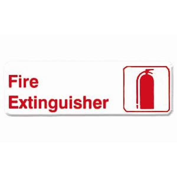 Thunder Group PLIS9316RK, 9x3-inch 'Fire Extinguisher' Information Sign