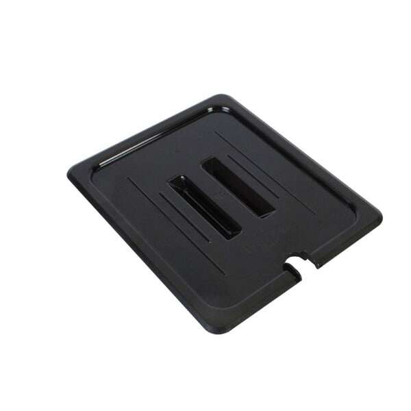 Thunder Group PLPA7120CSBK, Polycarbonate Half Size Slotted Cover For Food Pan, Black