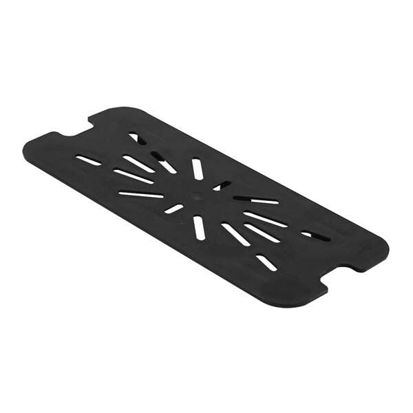 Thunder Group PLPA7130DSBK, Third Size Polycarbonate Drain Shelf, Black