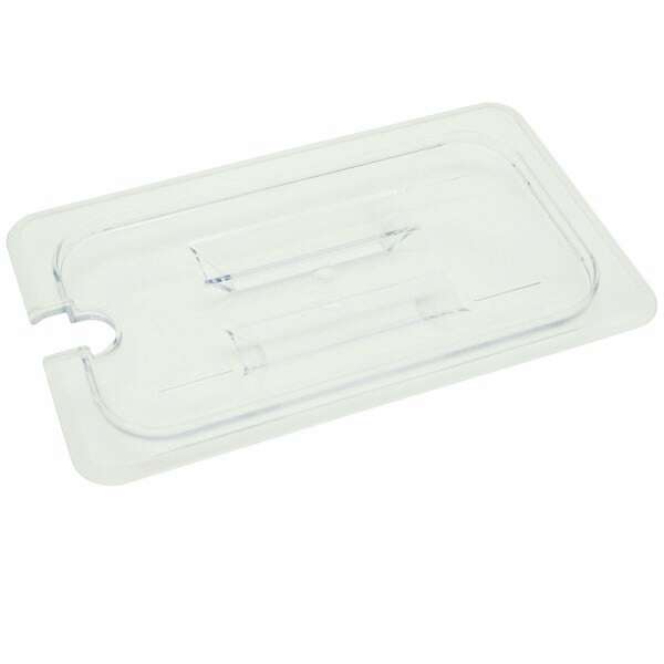 Thunder Group PLPA7140CS, Polycarbonate Quarter Size Slotted Cover For Food Pan