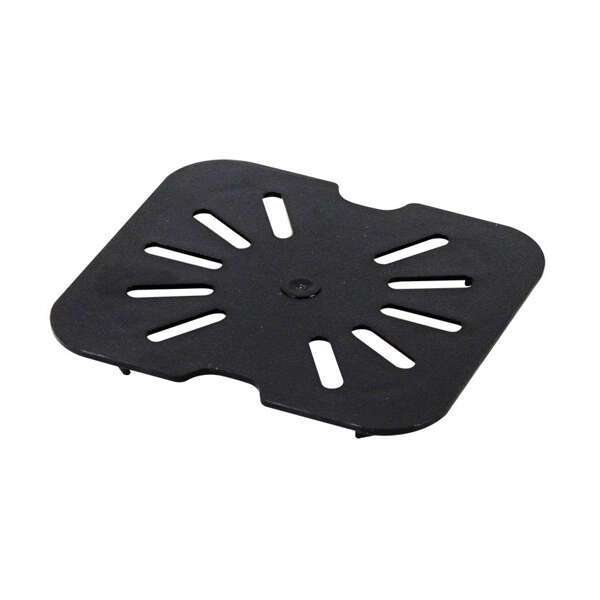 Thunder Group PLPA7160DSBK, Sixth Size Polycarbonate Drain Shelf, Black