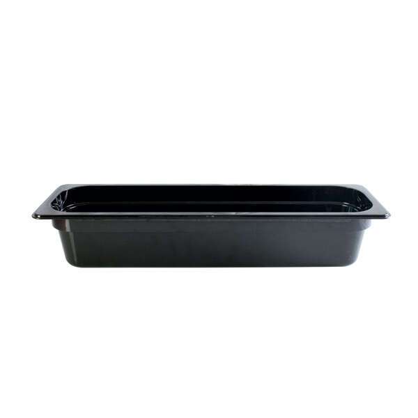 - PLPA8124LBK, Half Size Long 4-Inch Deep Black Polycarbonate Food Pan