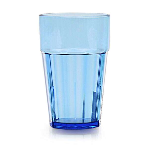 Thunder Group PLPCTB120BL, 20 oz Polycarbonate Diamond Tumbler, Blue, 12/CS
