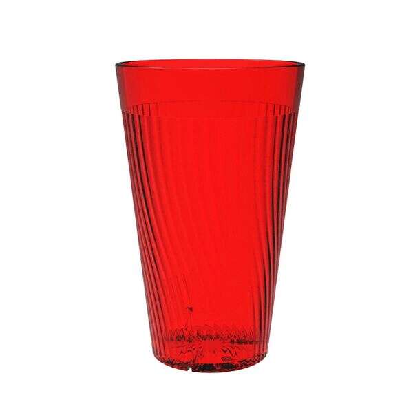 Thunder Group PLPCTB314RD, 14 oz Polycarbonate Belize Tumbler, Red, 12/CS