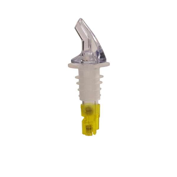 Thunder Group PLPR150M, 1.5 Oz Plastic Yellow Measured Liquor Pourer Without Collar, DZ