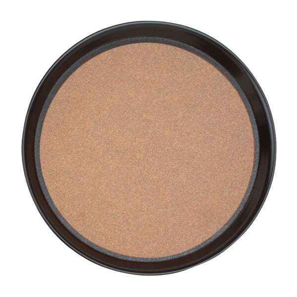 - PLRT012BCK, 12-Inch Fiberglass Round Slip Resistant Serving Tray with Cork, Black