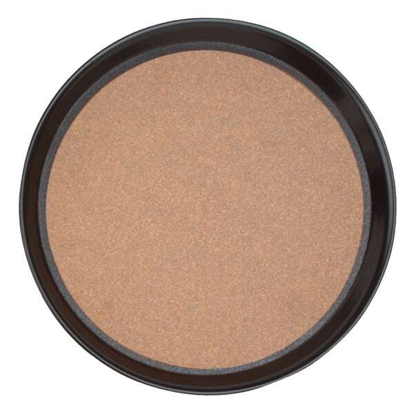 - PLRT014BCK, 14-Inch Fiberglass Round Slip Resistant Serving Tray with Cork, Black