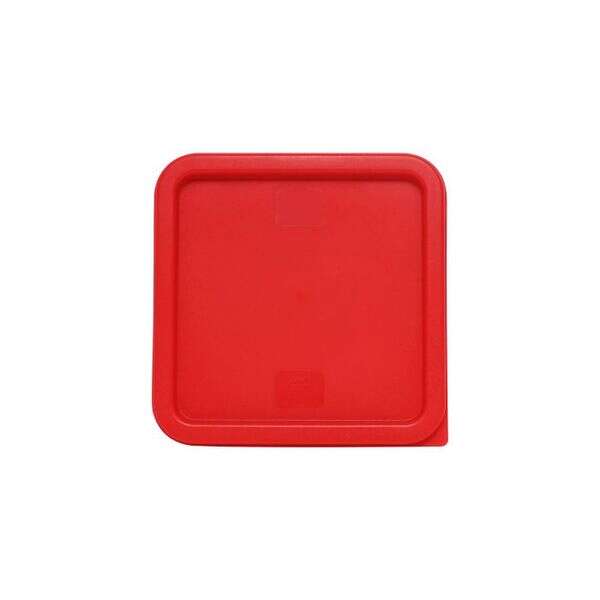 Thunder Group PLSFT0608C, Plastic Square Lid For 6,8-Quart Containers, Red