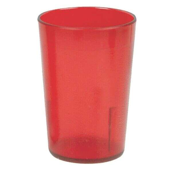 Thunder Group PLTHTB010R, 10 oz Red Plastic Tumbler, 12/CS