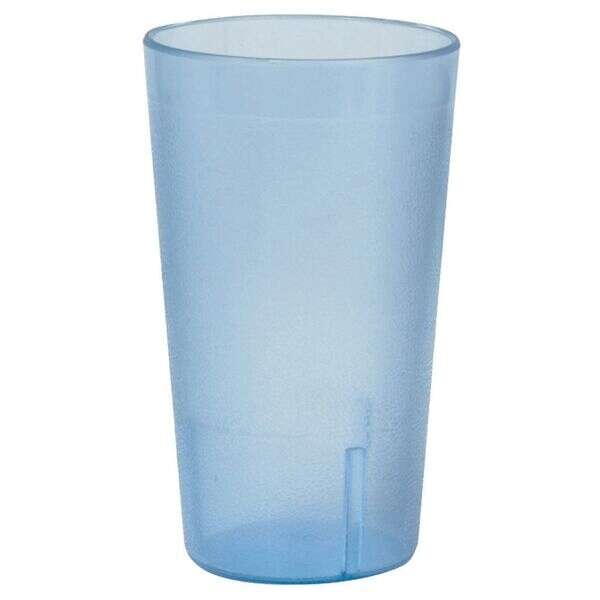 Thunder Group PLTHTB032TB, 32 oz. Blue Plastic Tumbler Tall, 12/CS