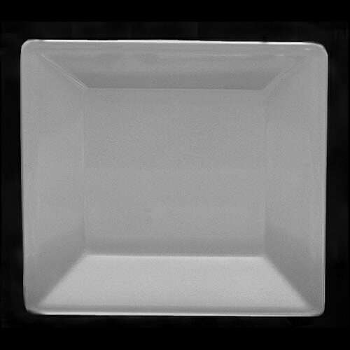 Thunder Group PS3211W 10 1/4 x 1 Inch Deep Western Passion White Melamine Square Plate, EA