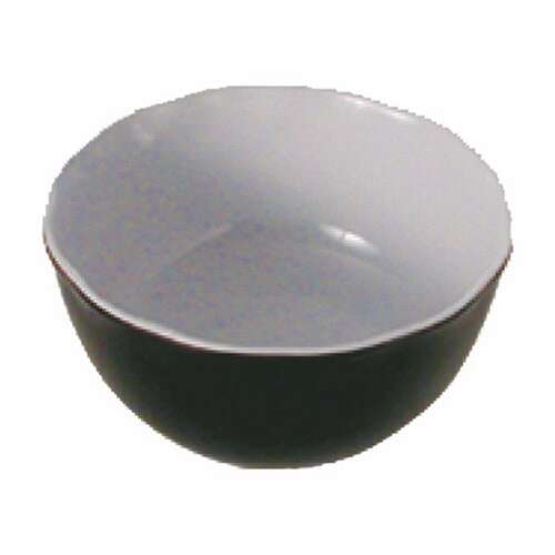 Thunder Group RF5112BW 176 Oz 11 1/4 Inch Western Black Pearl Melamine Two Tone Black Large Serving Bowl, EA