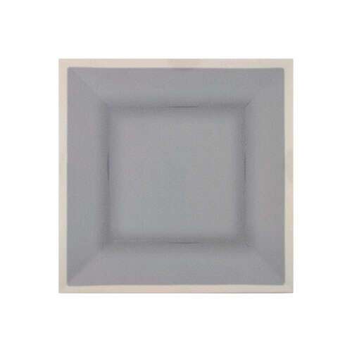 Thunder Group SD3216H 16 Inch Western Graham Gray Melamine Square Plate, EA
