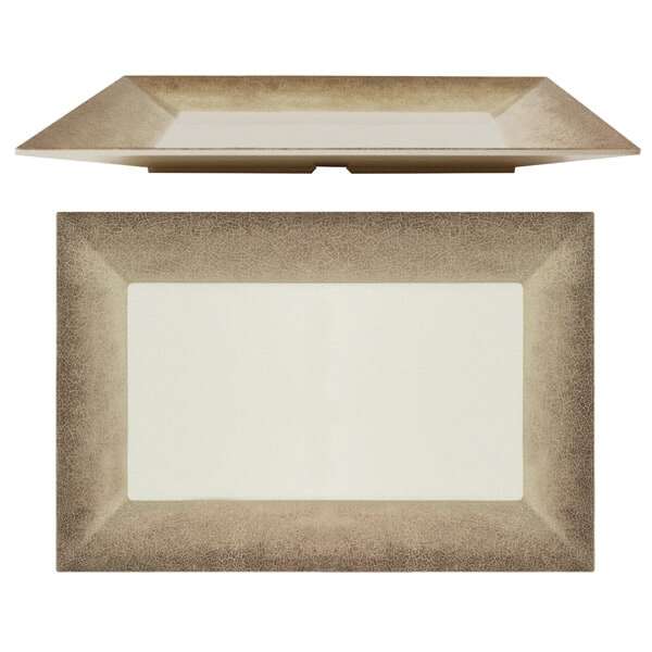 Thunder Group SD3324J 24 x 18 Inch Western Jazz Melamine Rectangular Tray, EA