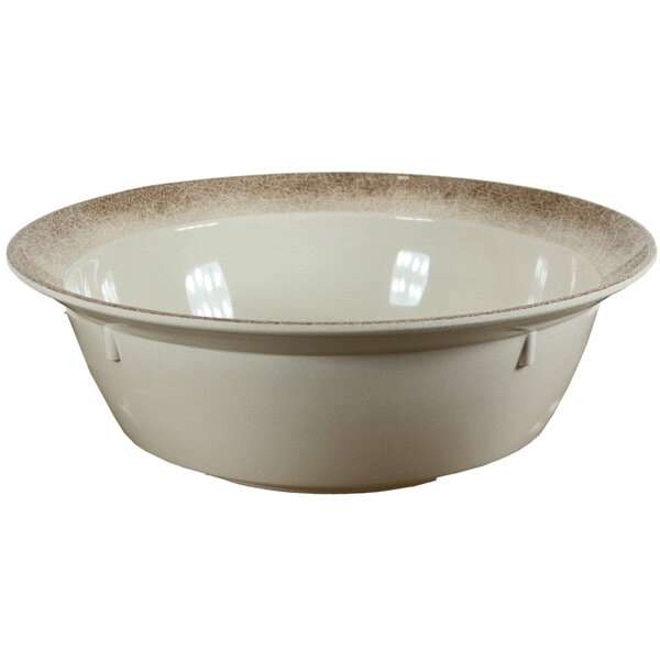 Thunder Group SD6018J 320 Oz (10 Qt) 18 x 6 Inch Deep Western Jazz Melamine Round Bowl, EA
