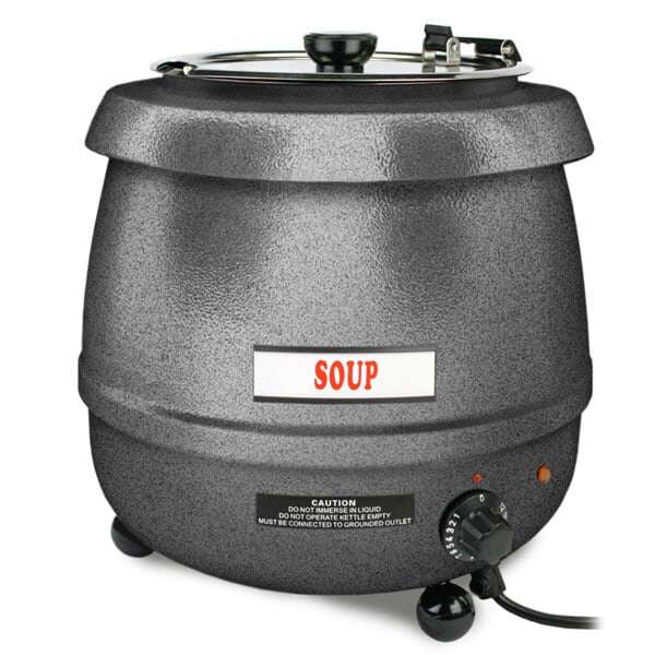 Thunder Group SEJ31000C, 10.5-Quart Stainless Steel Soup Warmer, Silver