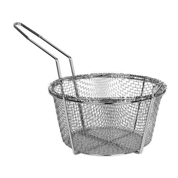 - SLFB002, 9-Inch Round Medium Mesh Fry Basket