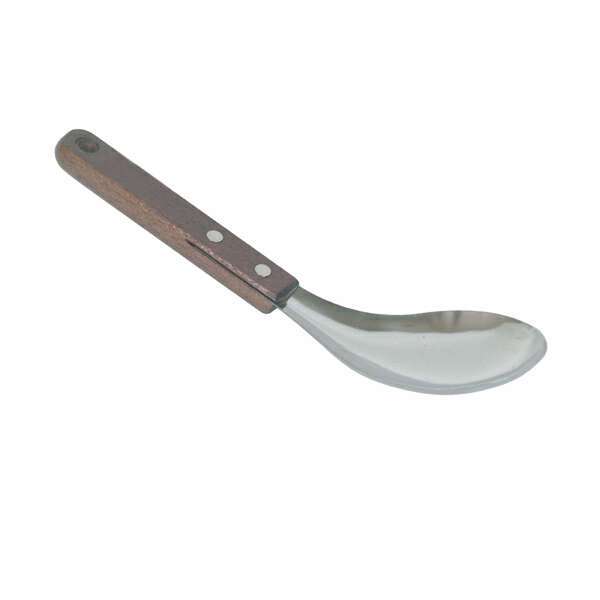 - SLLA002, Stainless Steel Vegetable Spoon with Wooden Handle