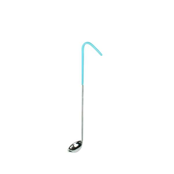 - SLOL201, 0.5-Ounce One Piece Color Stainless Steel Ladle, Coated Hooked Handle, Teal