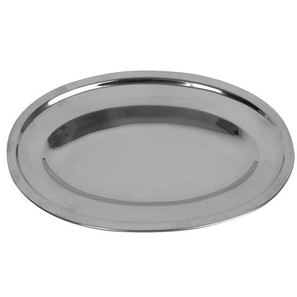 Thunder Group SLOP020, 20-Inch Stainless Steel Mirror Finish Oval Serving Platter