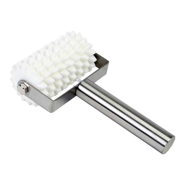 Thunder Group SLRD008, Plastic Barrel Roller Dockers 8 Wheels with Stainless Steel Handle