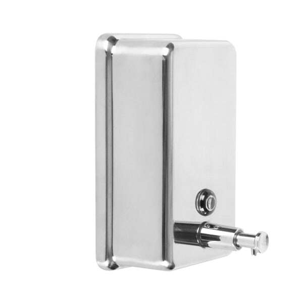 Thunder Group SLSD040V, 40-Ounce Stainless Steel Vertical Rectangular Soap Dispenser