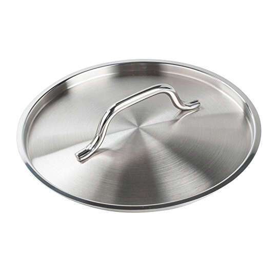 Thunder Group SLSPS4020C, 13-Inch 18/0 Stainless Steel Stock Pot Cover for SLSPS4020, SLSAP4050