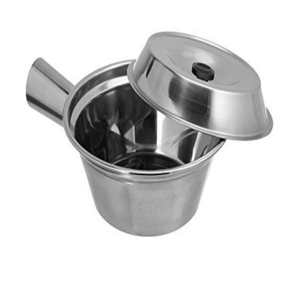 - SLSTP714, 3x2.25-inch Stainless Steel Pot with Lid and 3-inch Handle, EA