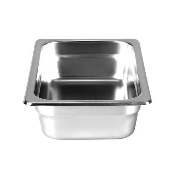 Thunder Group STPA6142, Quarter Size Stainless Steel 2.5-Inch Deep 22 Gauge Anti Jam Pans