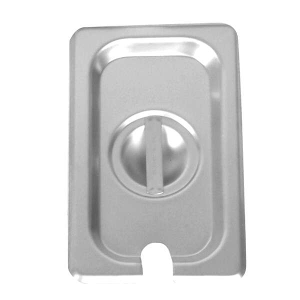 Thunder Group STPA7230CS, 2/3 Size Slotted Cover for Steam Pan, Stainless Steel, Rectangular