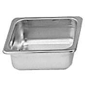 Thunder Group STPA9002, Full Size Stainless Steel 2.5-Inch Deep Anti Jam Pans 25 Gauge