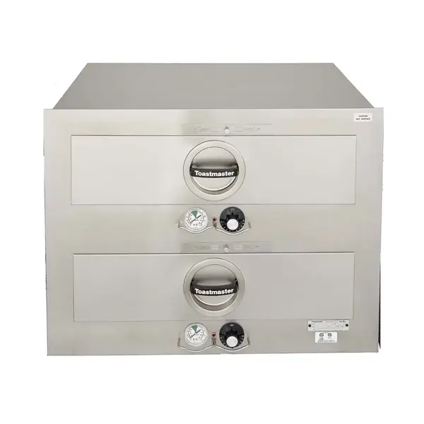 Toastmaster 3B80AT72, 29-Inch Built-In 2-Drawer Warmer - 208/240V