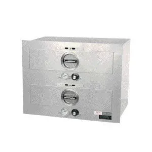 Toastmaster 3B84AT72, 29-Inch Built-In 2 Drawer Warmer with Individual Thermostats - 208/240V, 850/980W