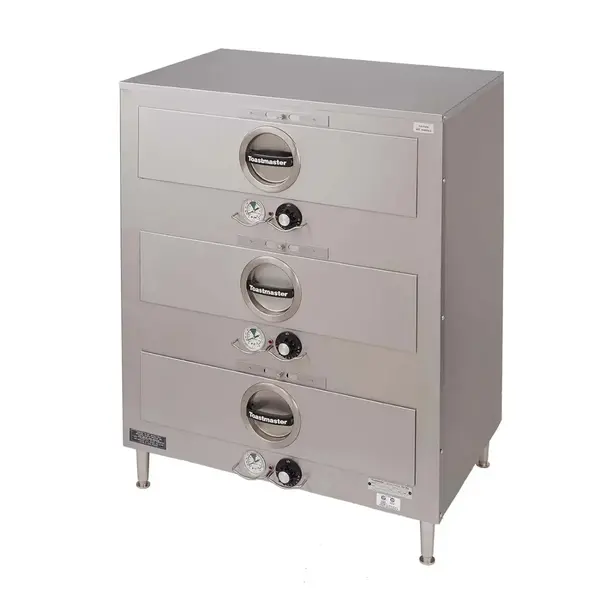 Toastmaster 3C84DT09, Free Standing Commercial Food Warmer Three Drawer, cULus, ETL, NSF