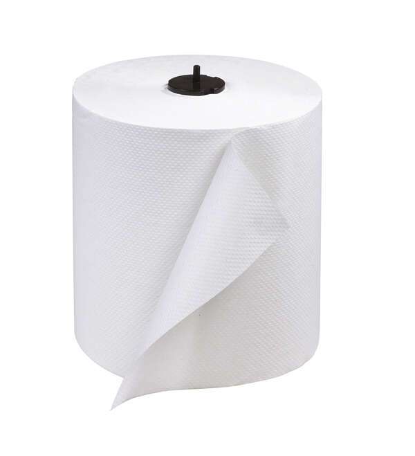Tork 290089, 7.5" 700 Ft, 1-Ply Hand Towel Roll, White, 6/Cs