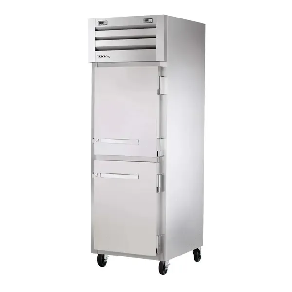 True Refrigeration True STR1DTA-2HS-HC, 27-Inch Half-Size Swing Solid Door Reach-In Refrigerator Freezer
