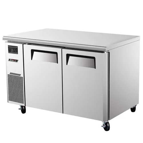 Turbo Air JUF-48-N 2 Solid Doors Undercounter Freezer, Side Mount