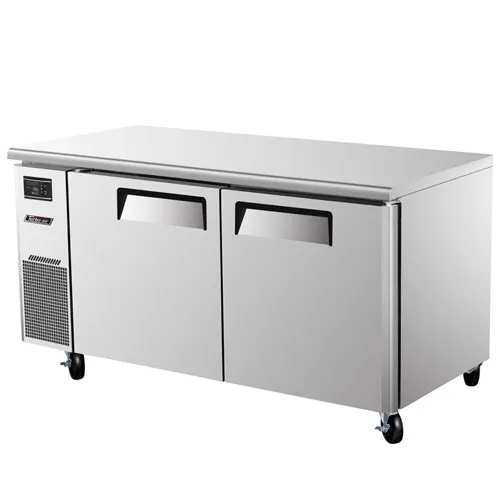 Turbo Air JUF-60-N 2 Solid Doors Undercounter Freezer, Side Mount
