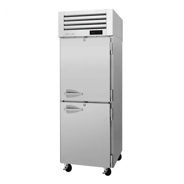 Turbo Air PRO-26-2H2-PT 4 Solid Half Doors Pass-Thru, Heated Cabinet 115V, 26.2 Cu. Ft.
